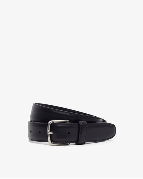 The Row | Classic black silver buckle belt | Savannahs