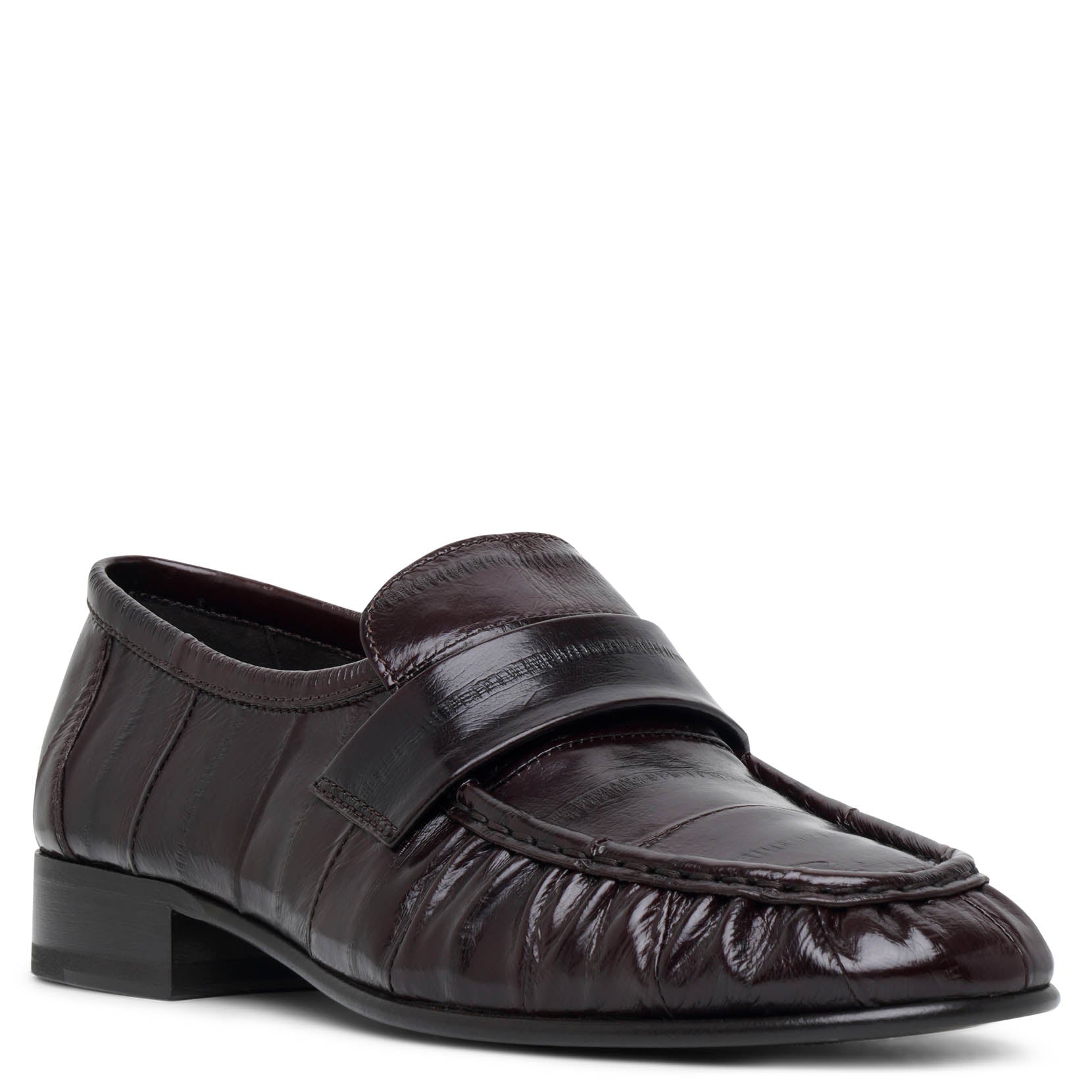 The Row | Soft brown eel loafers | Savannahs