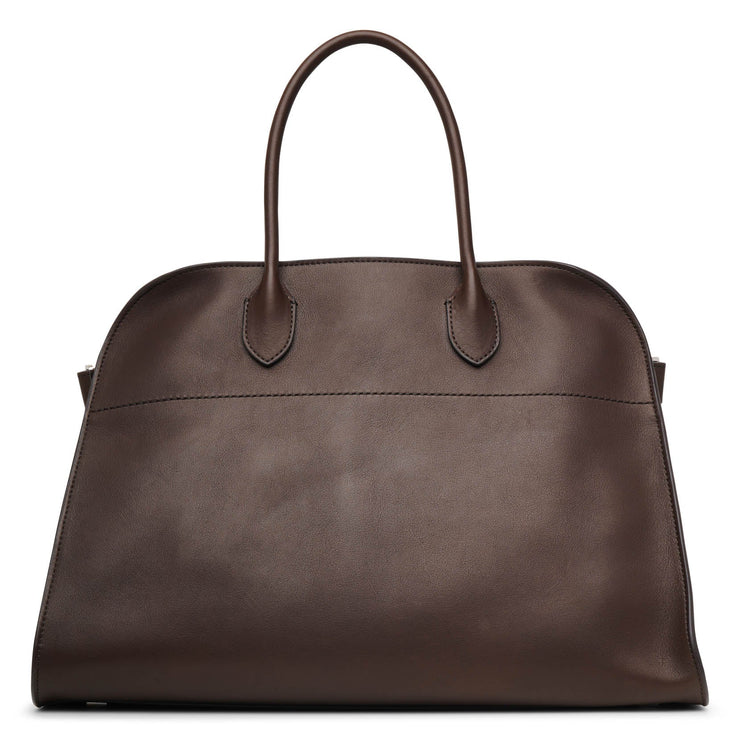 Soft Margaux 15 dark brown leather bag