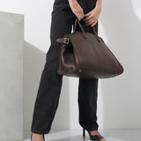 Soft Margaux 15 dark brown leather bag
