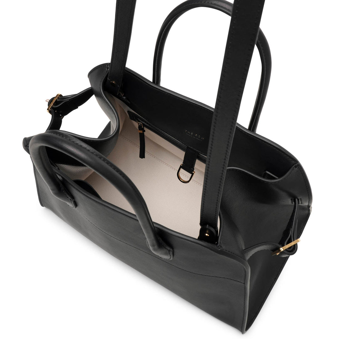 THE ROW ☆Soft Margaux 12 Sac Grain Leather ブラック Soft Margaux 12 Bag Black in Leather – The Row