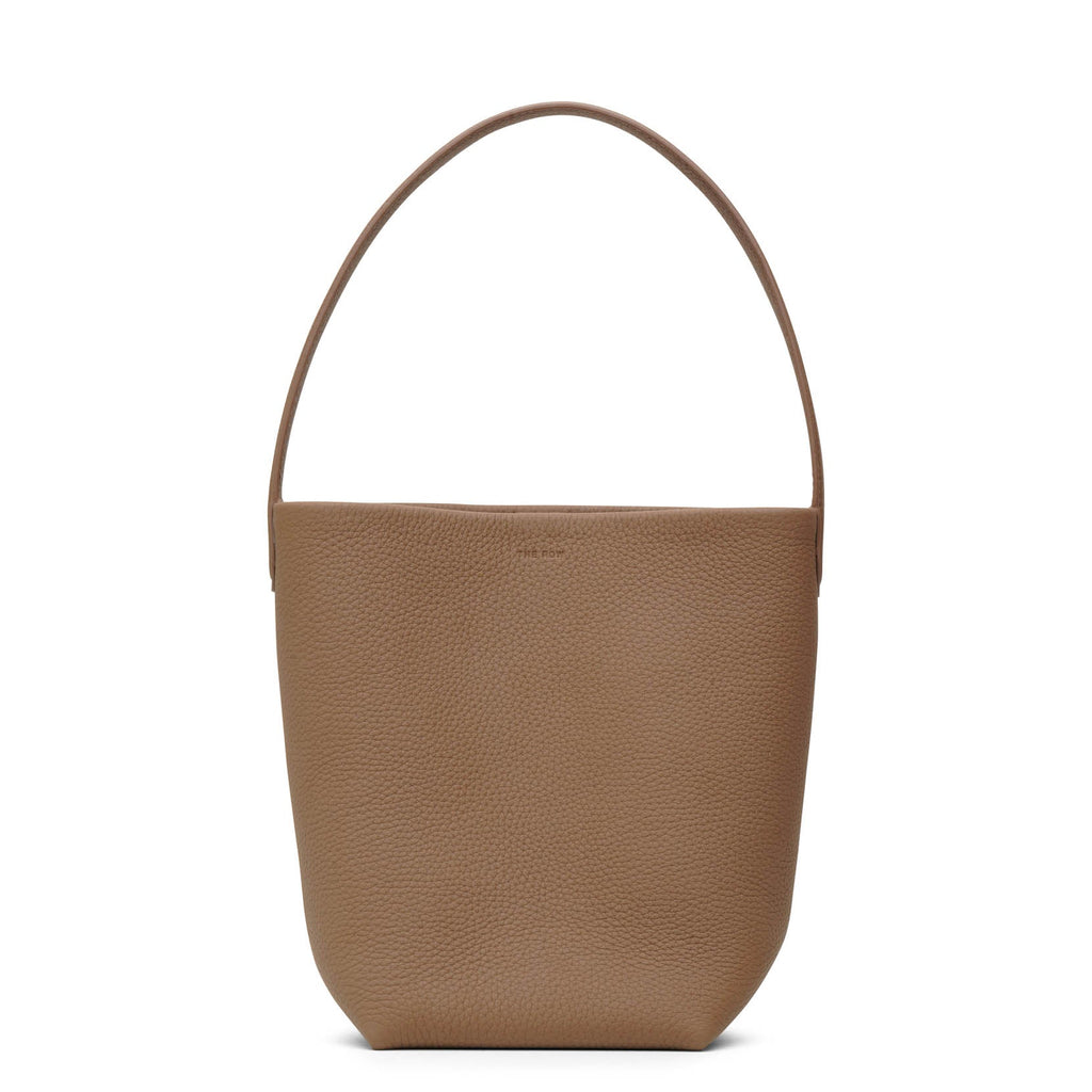 The Row | Small N/S park taupe matte grain tote bag | Savannahs