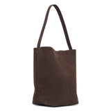 Medium N/S park brown nubuck tote bag