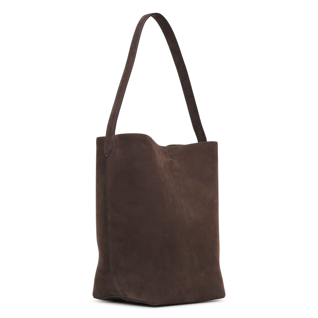 ★トレンド★THE ROWザ・ロウ Park tote small brown nubuck bag The Row | Medium N/S dark brown tote bag | Savannahs