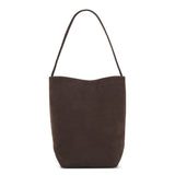 Medium N/S park brown nubuck tote bag