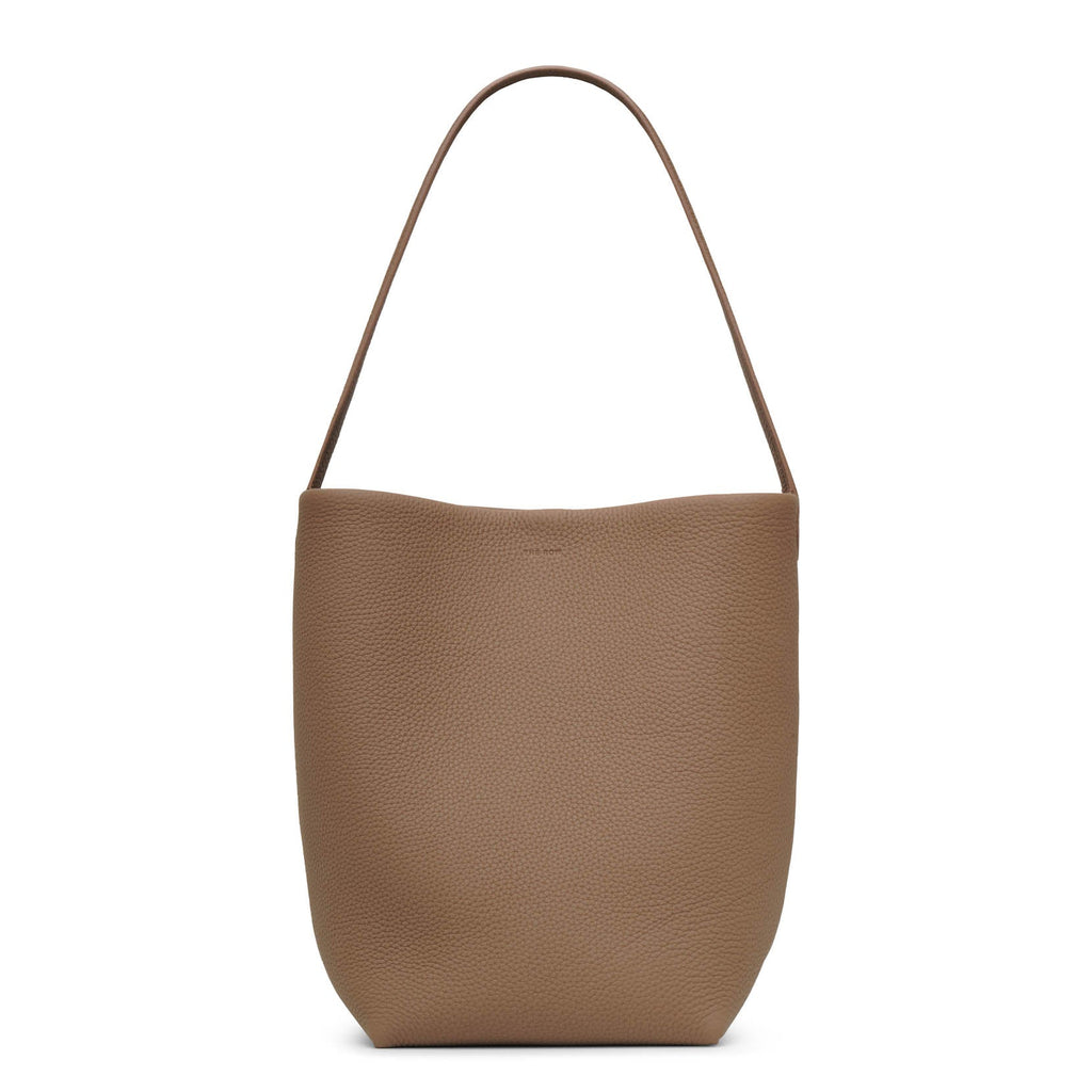 The Row | Medium N/S park taupe matte grain tote bag | Savannahs