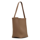 Medium N/S park taupe matte grain tote bag