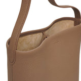 Medium N/S park taupe matte grain tote bag
