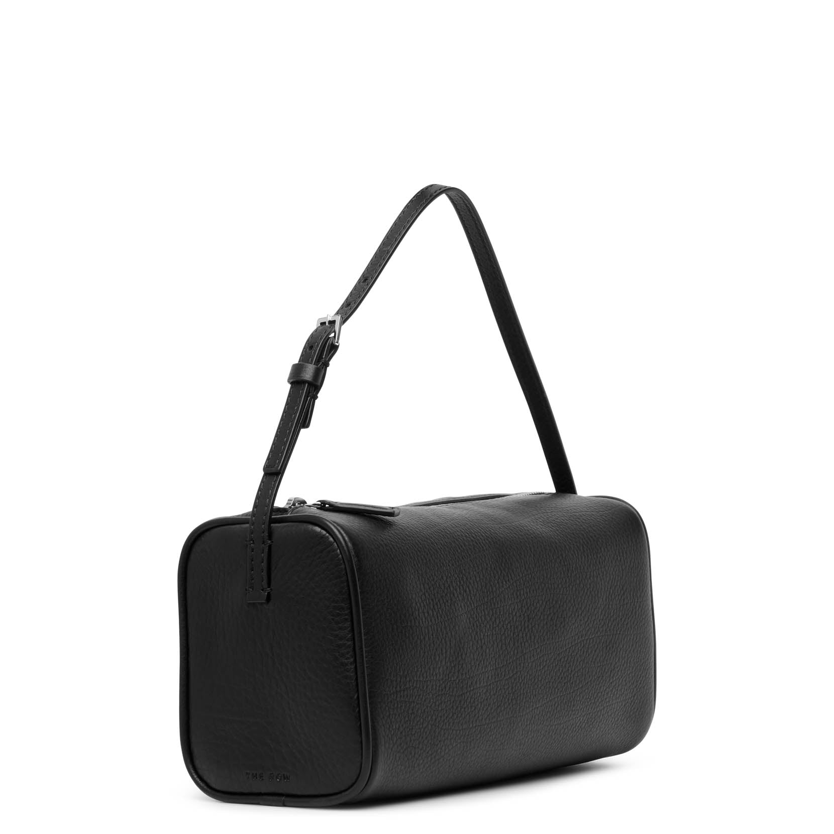 The Row | 90's black small grain leather bag | Savannahs