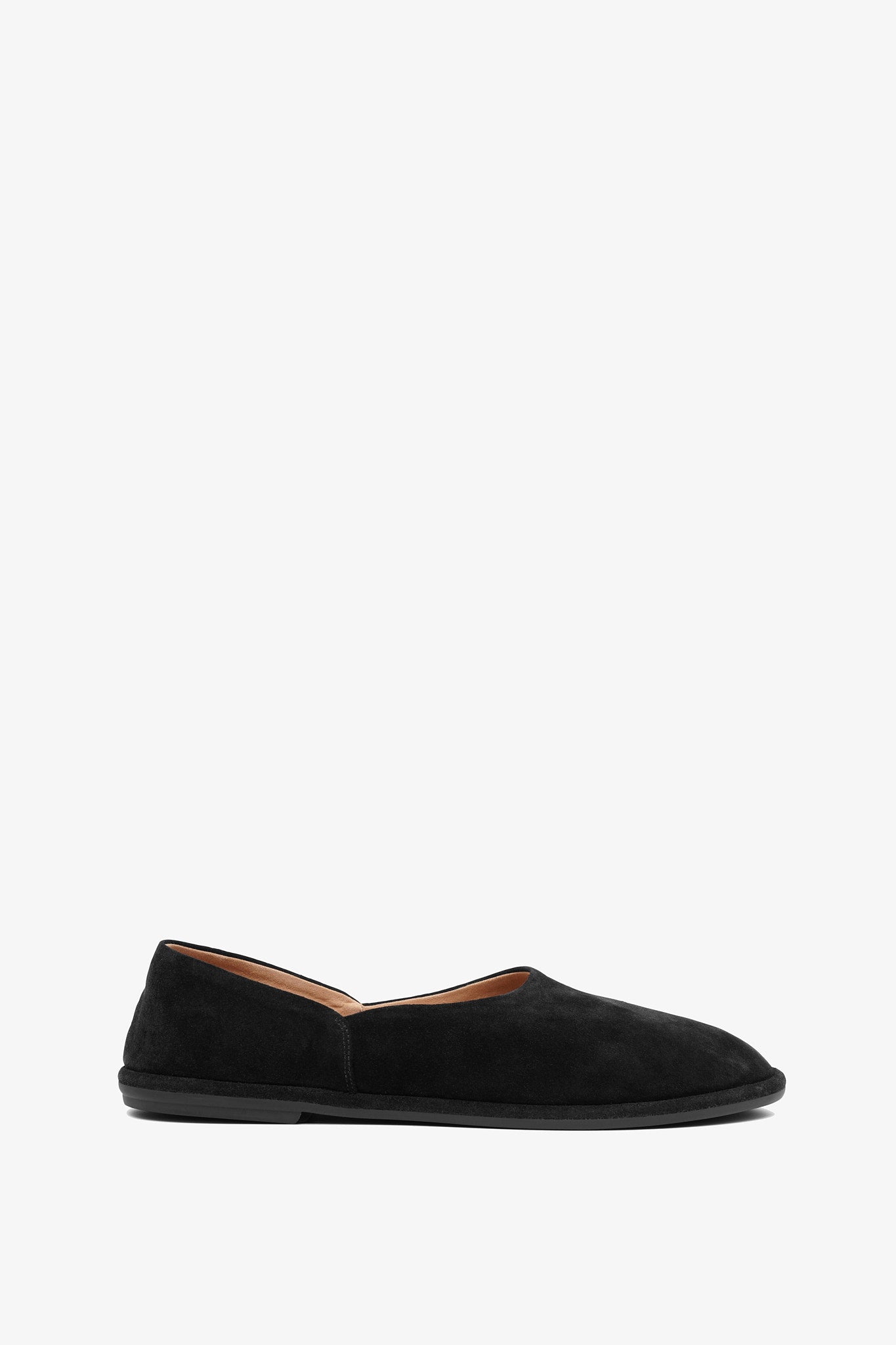 【送料&関税込】The Row Black Suede Soft Loafers 22141669_52631888_600.jpg