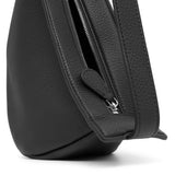 Slouchy banana small dark brown shoulder bag