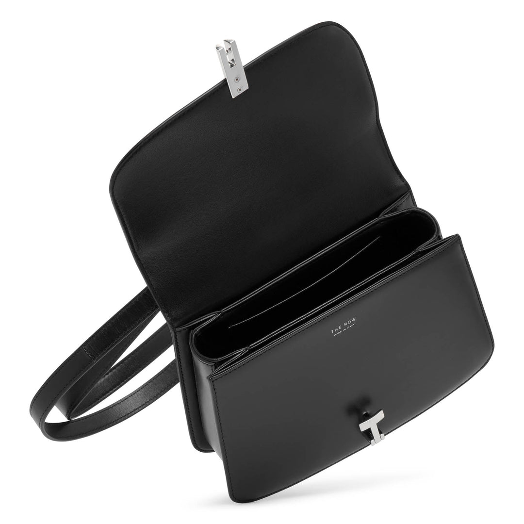 The Row | Sofia 8.75 black leather shoulder bag | Savannahs