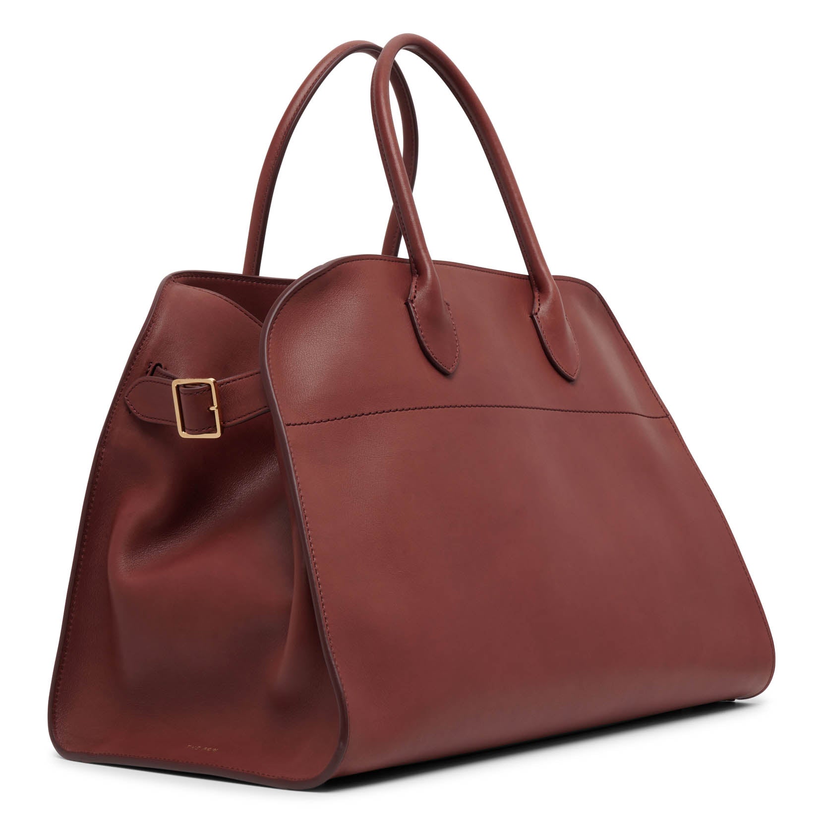 The Row | Soft Margaux 15 Brown Leather Bag | Savannahs