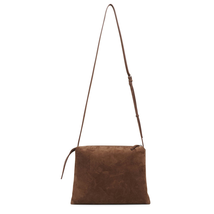 The Row Nu Twin sporty beige suede bag Savannahs