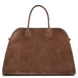 Soft Margaux 15 beige suede bag