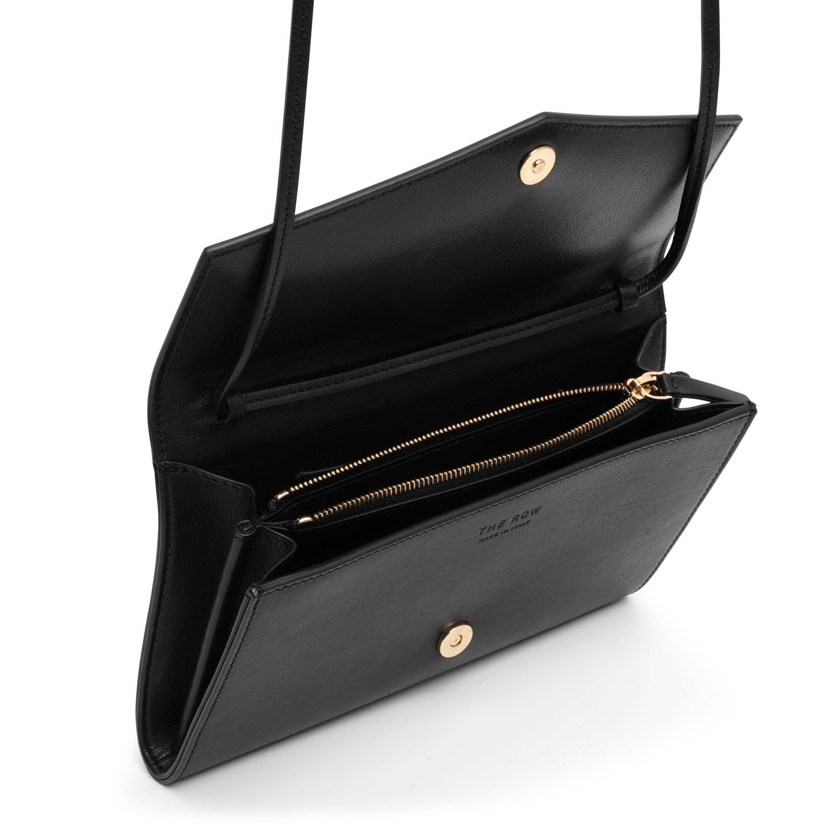 The Row | Envelope black leather | Savannahs
