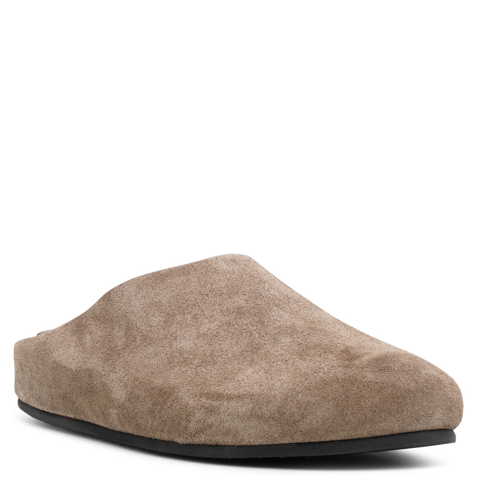 The Row Hugo Grey Slides In Cream