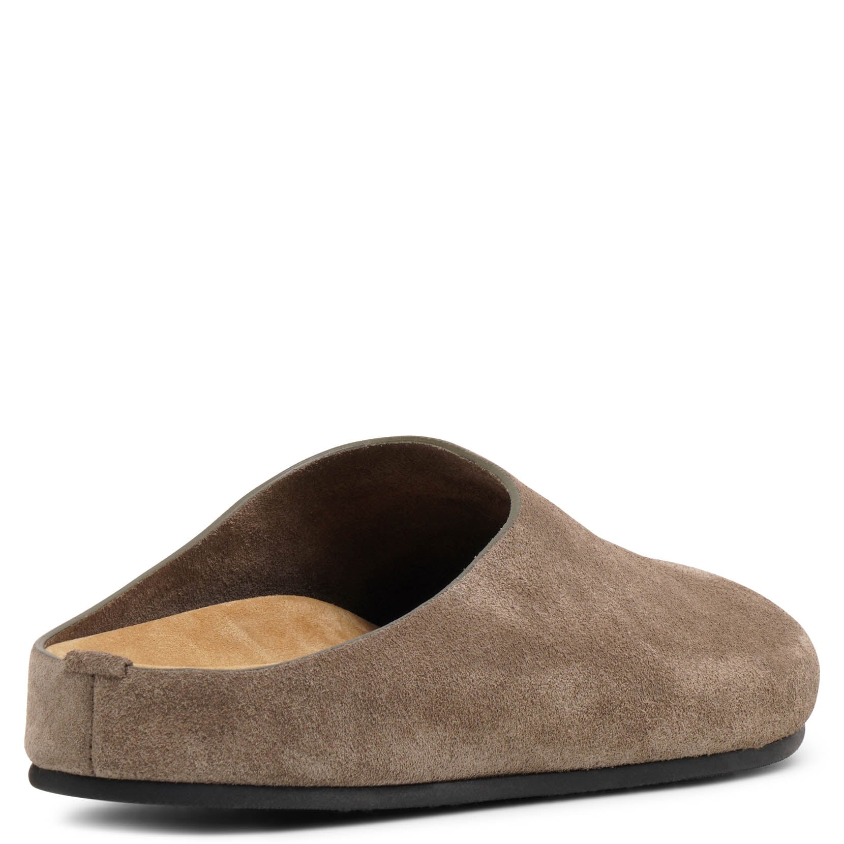 The Row Hugo Grey Slides In Cream