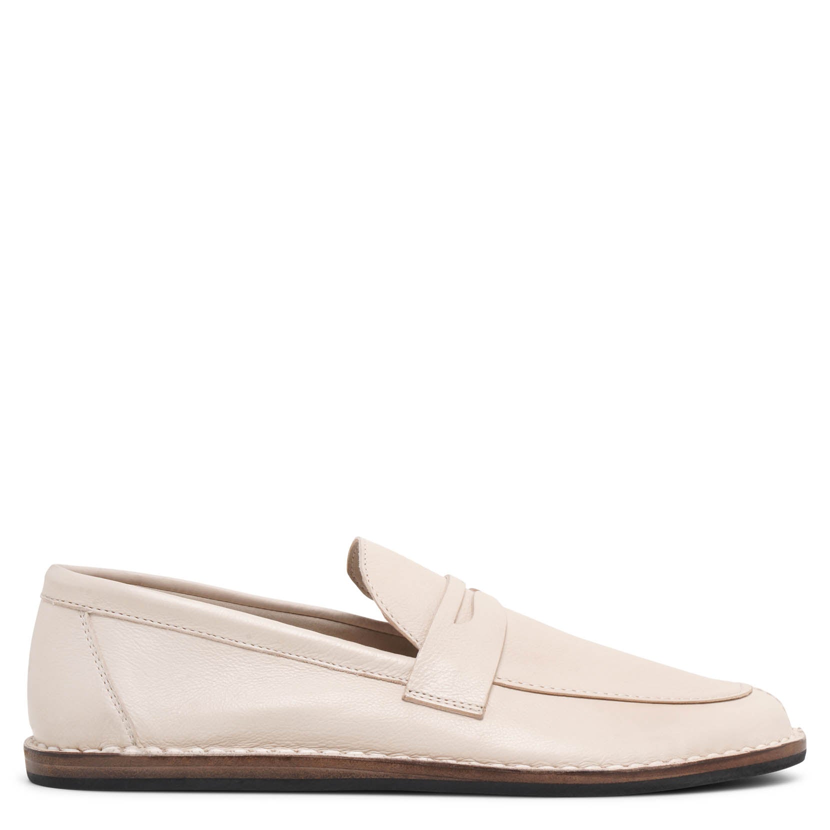 Shop The Row Cary Taupe Leather Loafers