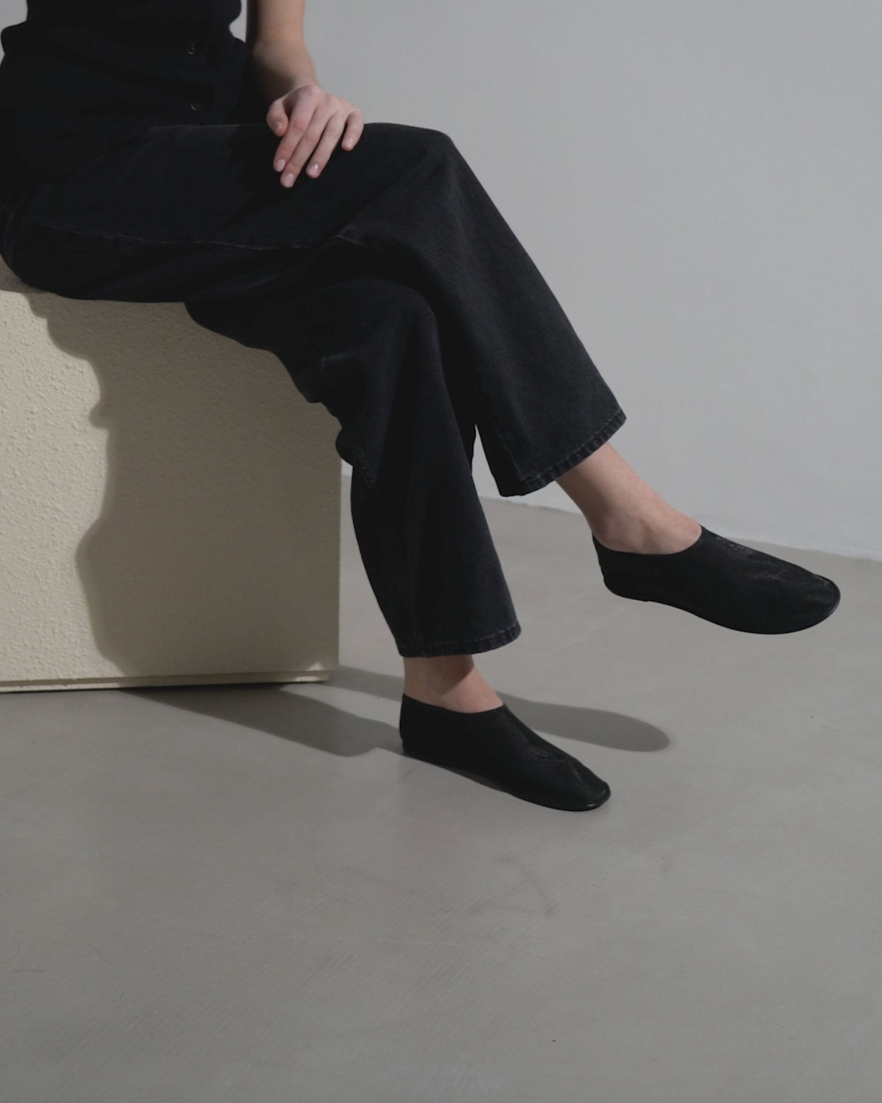 バレエ THE ROW Sock Flats The Row | Sock black flats | Savannahs