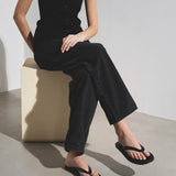 City black flip flops