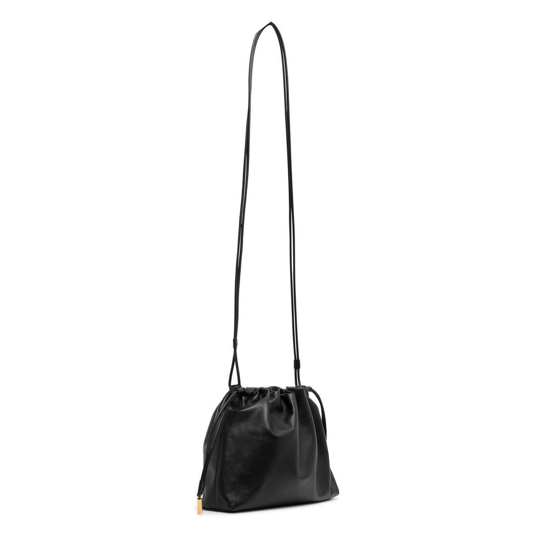 The Row | Angy black leather bag | Savannahs
