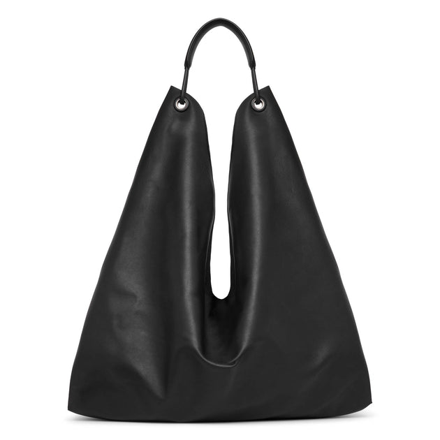 The Row | Bindle 3 black leather shoulder bag | Savannahs