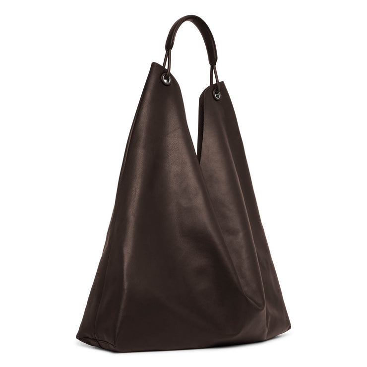 Bindle 3 dark brown shoulder bag