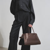 EW Margaux dark brown leather bag