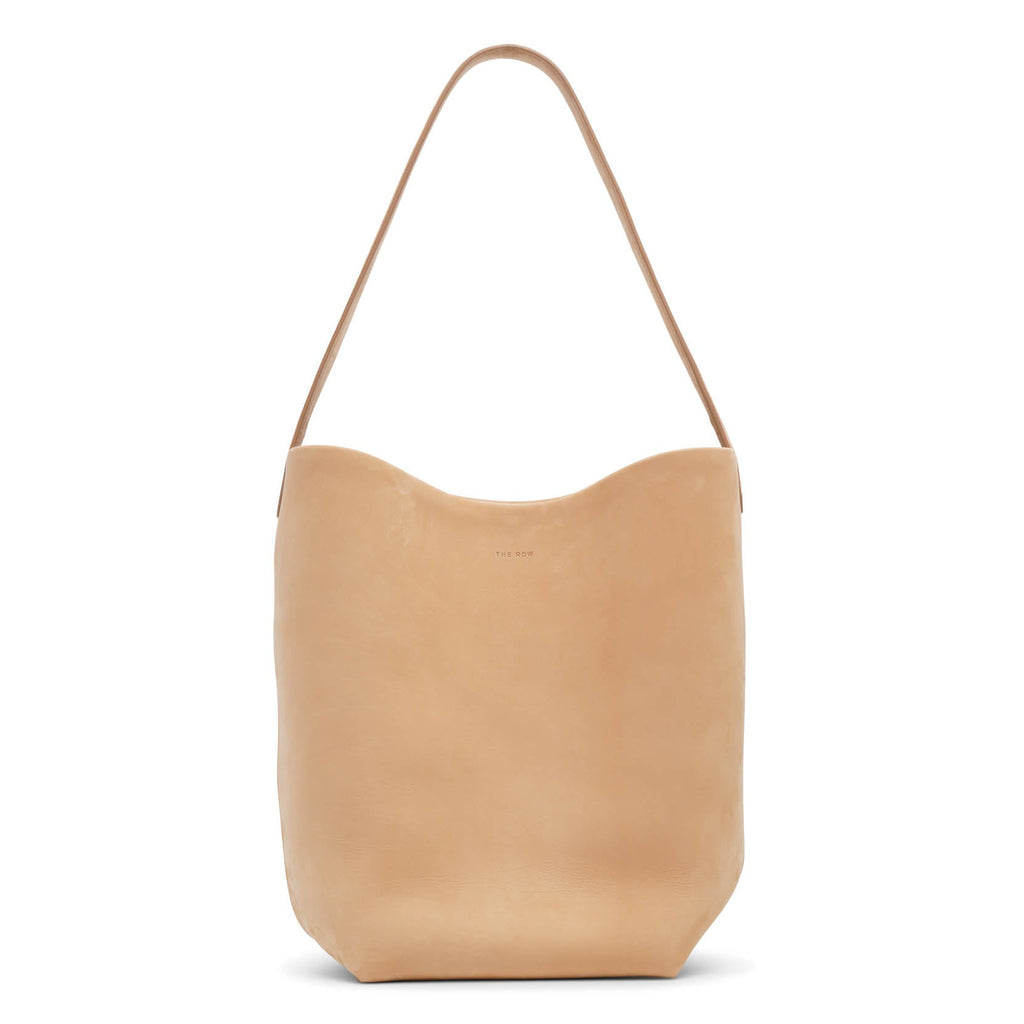 The Row | Medium N/S beige nubuck tote bag | Savannahs