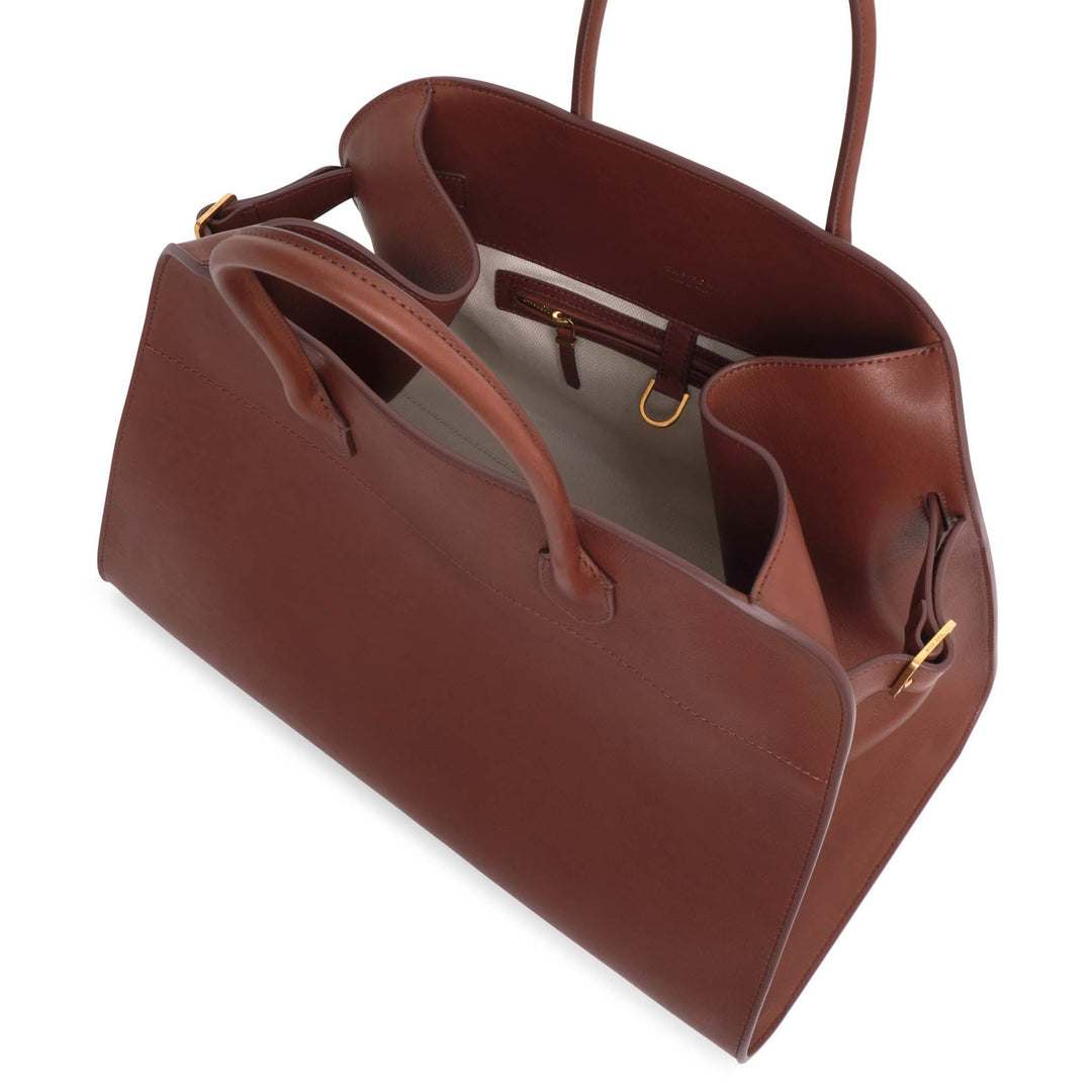 The Row | Soft Margaux 15 burgundy bag | Savannahs