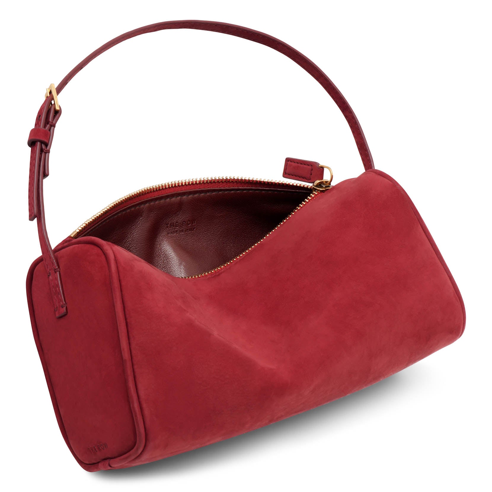 The Row | 90'S burgundy nubuck bag | Savannahs