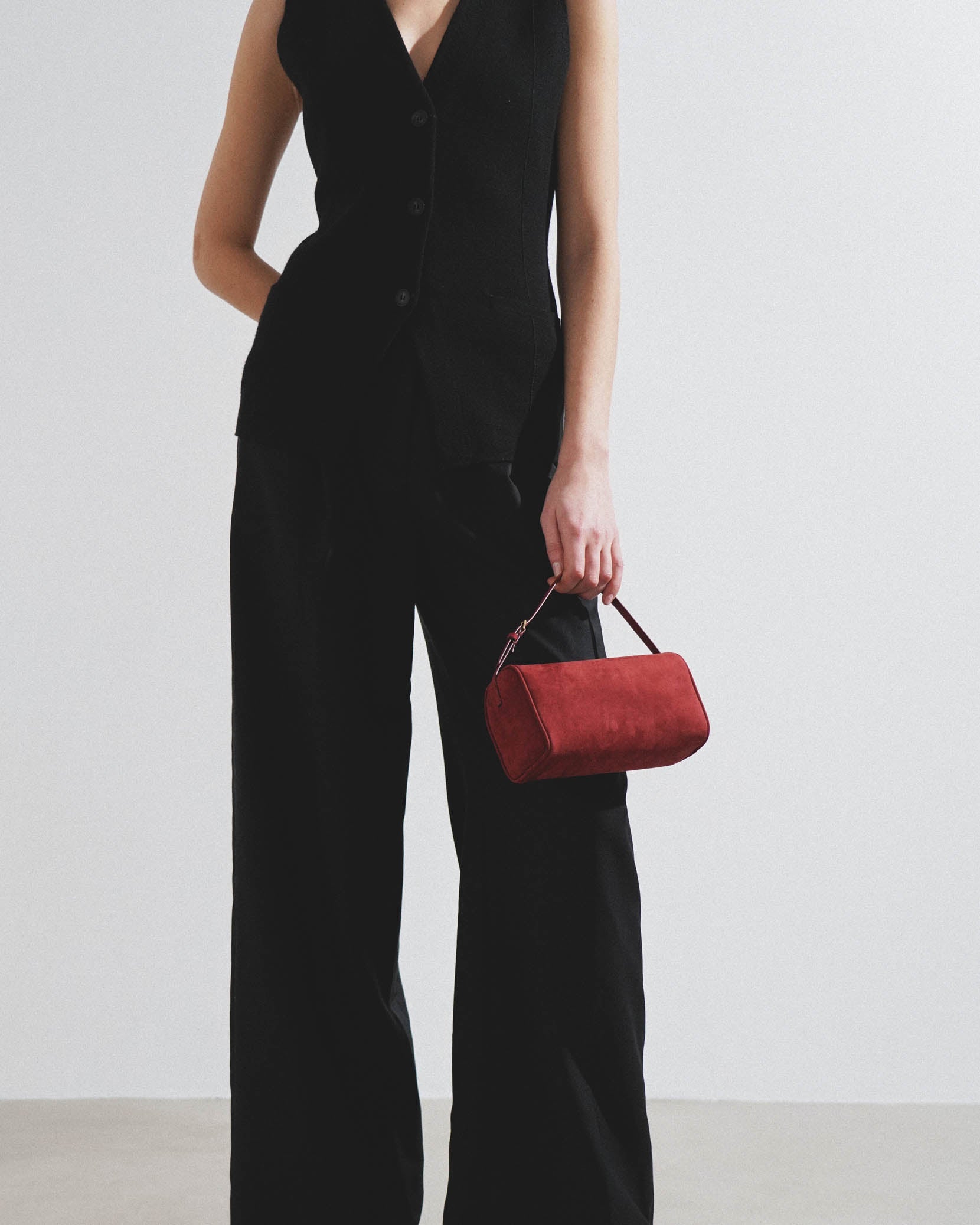 The Row 90's bag burgundy バーガンディ ハンドバッグ The Row Burgundy '90s Leather Bag | Harrods US