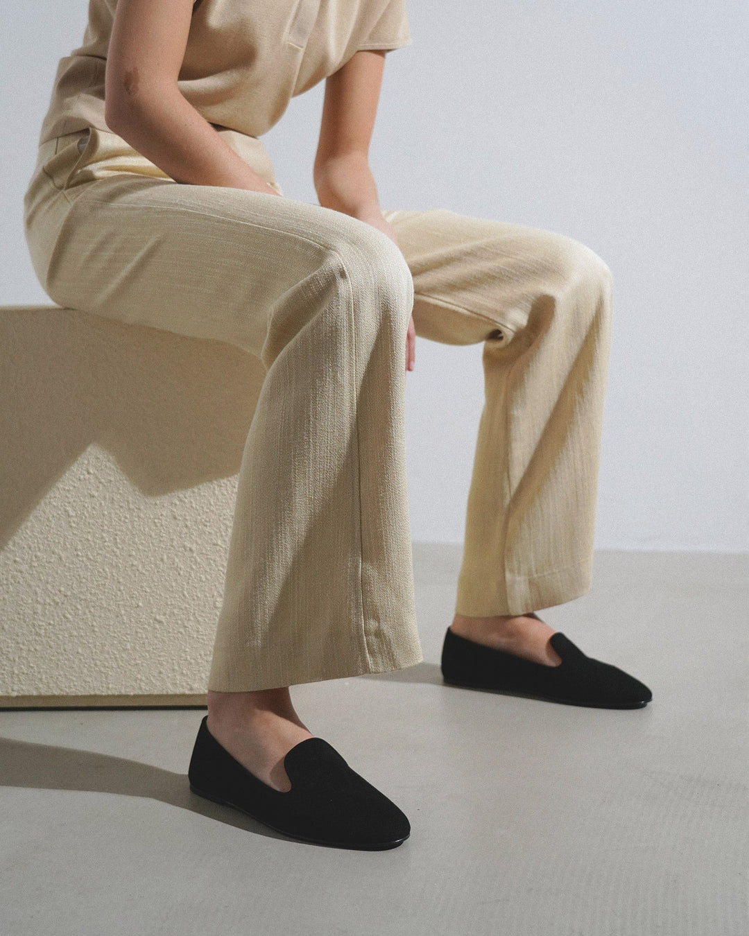 国内発送☆送料関税込【THE ROW】Tippi Loafers The Row | Tippi black suede loafers | Savannahs