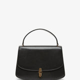 Sofia 10.00 black leather top handle bag