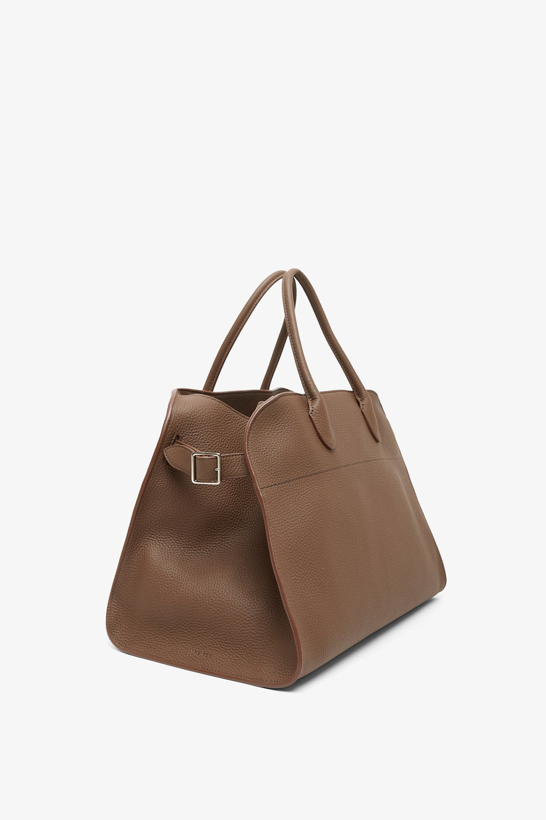 The Row | Soft Margaux 15 dark olive leather bag | Savannahs