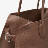 Soft Margaux 15 dark olive leather bag