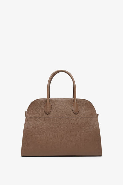 The Row | Soft Margaux 12 dark olive leather bag | Savannahs