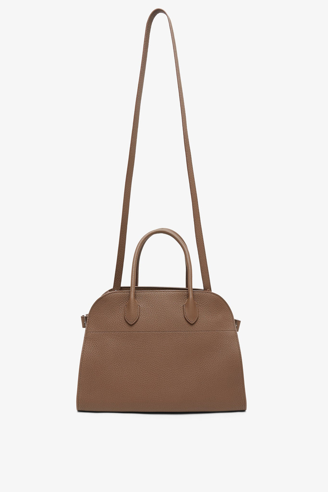 The Row | Soft Margaux 12 dark olive leather bag | Savannahs