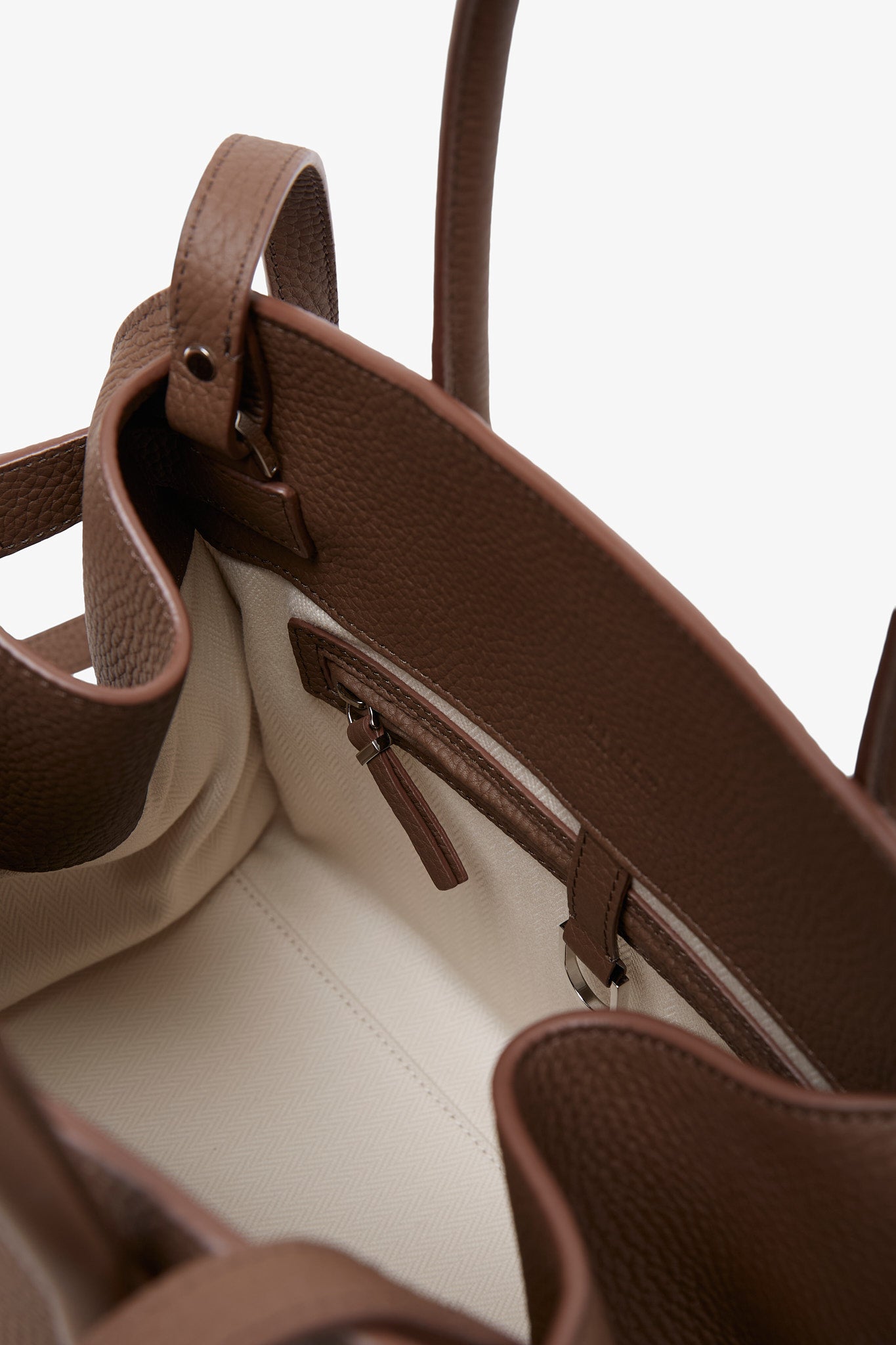 The Row | Soft Margaux 12 dark olive leather bag | Savannahs
