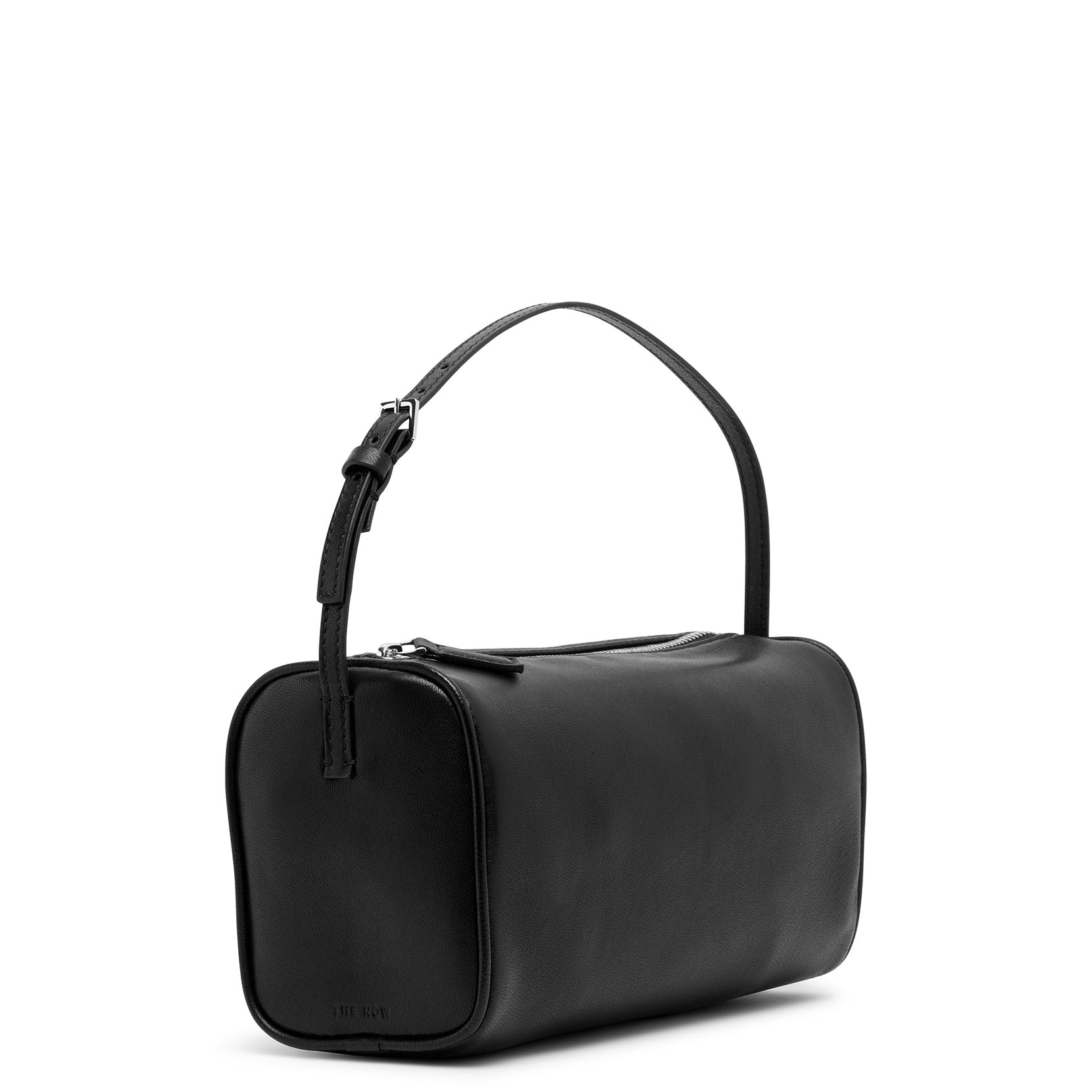 The Row | 90'S black leather bag | Savannahs