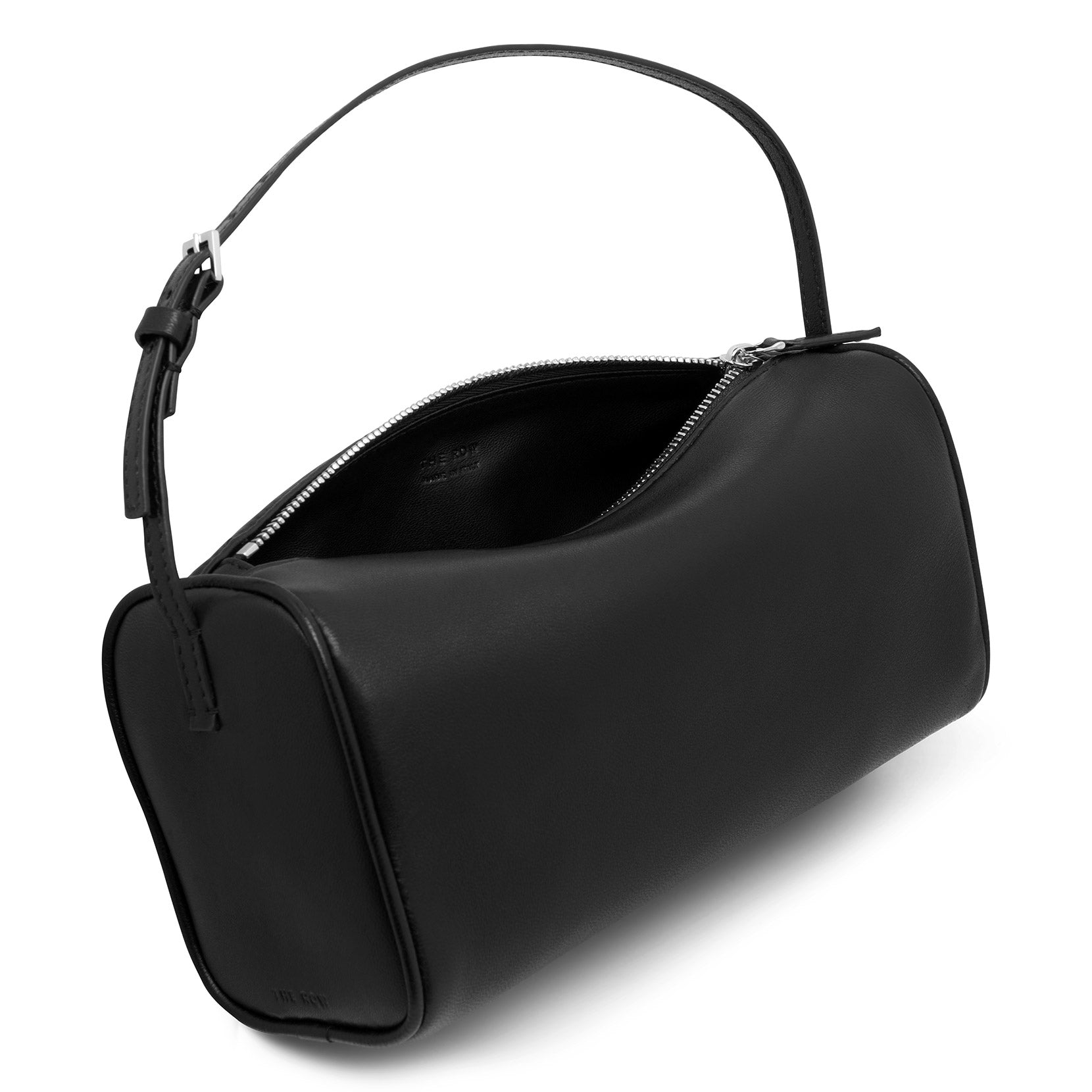 The Row | 90'S black leather bag | Savannahs