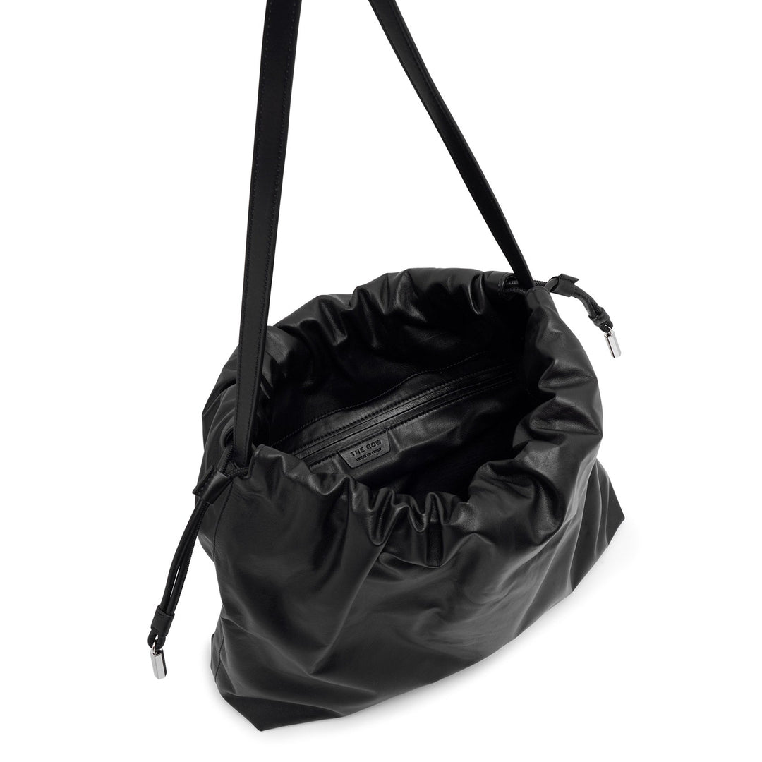 The Row | Angy black leather bag | Savannahs