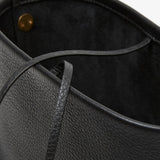 Small NS hook black tote bag