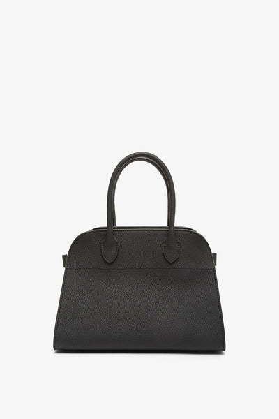 The Row | Soft Margaux 10 black leather bag | Savannahs
