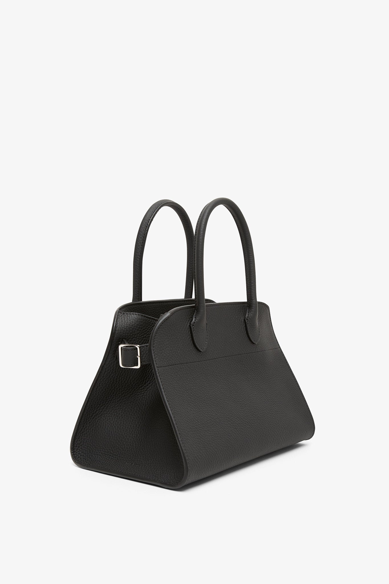 The Row | Soft Margaux 10 black leather bag | Savannahs