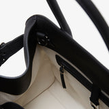 Soft Margaux 12 black leather bag