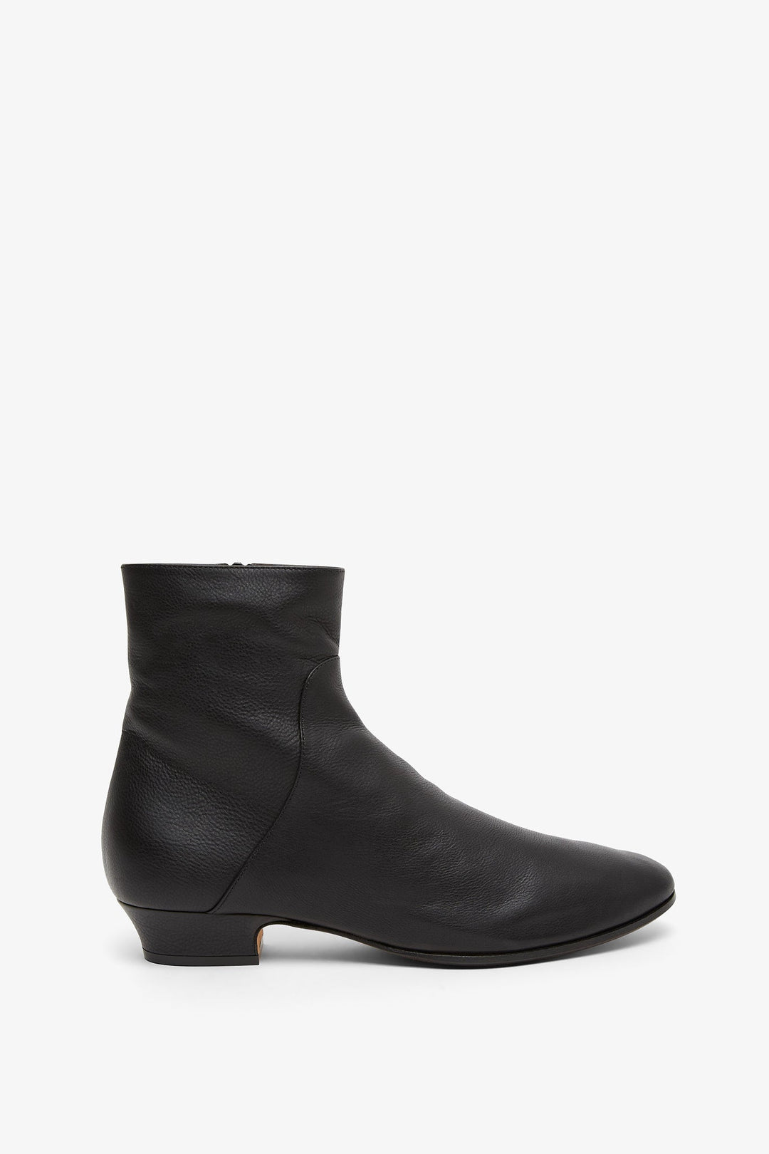 Over the ankle black boots hotsell