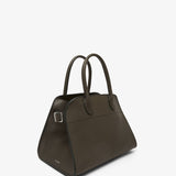 Soft Margaux 10 grey leather bag