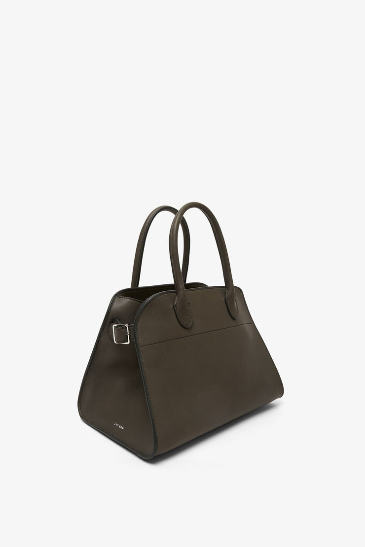 Soft Margaux 10 grey leather bag